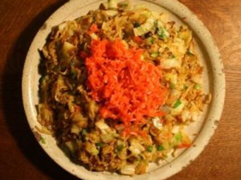 しょう油味のソバめし